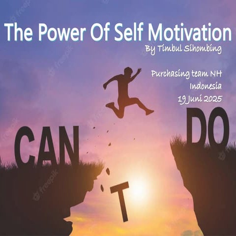 Self motivation to improve | PPTX