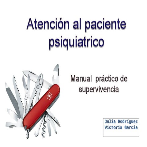 Sesión urgencias psiquiátricas