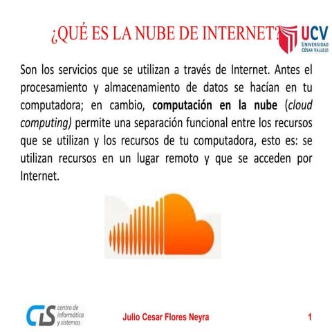 ¿Qué es la nube de Internet? 