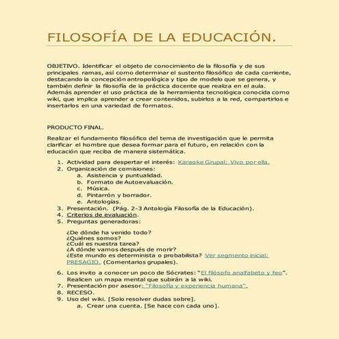 Sesión 1 de 5 filosofía de la educación huajuapan