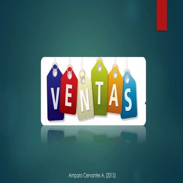 Sesión 1 las ventas. objetivos. el vendedor.