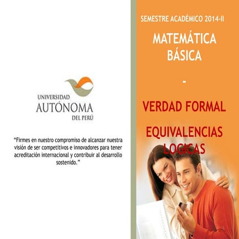   verdad formal equivalencias gestion