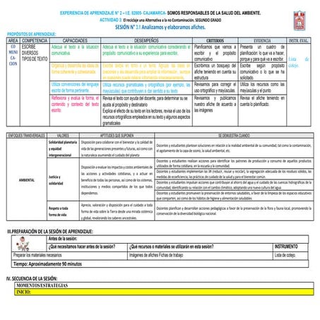SESIÓN 3.1 COM. Analizamos y elaboramos afiches.docx