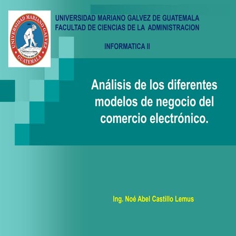 E Commerce CAP 2 - Modelos y conceptos de negocios del comercio ...