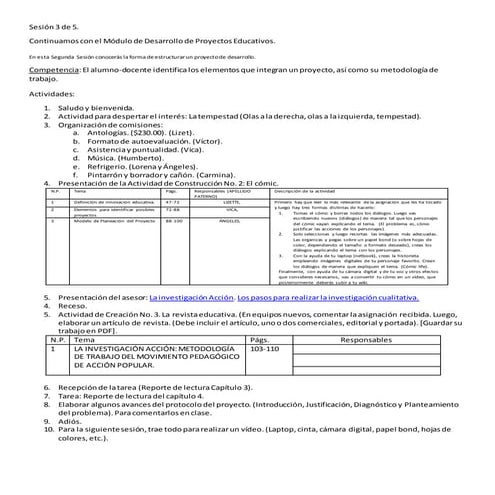 Sesión 3 de 5 desarrollo de proyectos unipuebla