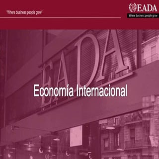 Economía Internacional Sesión IV