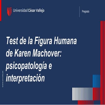 Sesión 6_Psicopatologías para el test de la figura humana