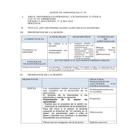 SESIÓN DE APRENDIZAJE N° 03 DPCC yovame.docx