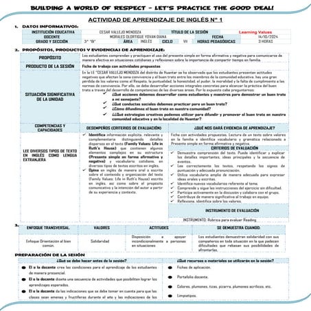 SESIÓN DE APRENDIZAJE DEL AREA DE INGLÉSN° 1.docx
