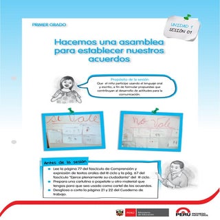 Sesión según las rutas  comunicació...