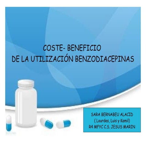 Análisis del balance riesgo beneficio de las benzodiacepinas