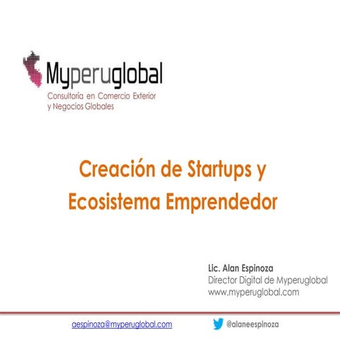 Sesion 01 startup y ecosistema
