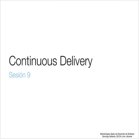 Continuous Delivery