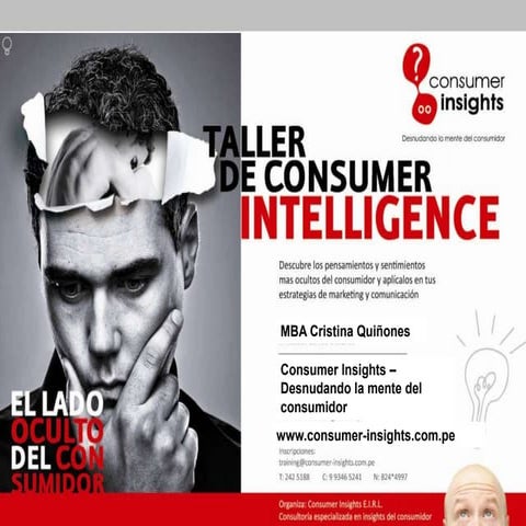 Tendencias & Insights de los Nuevos Consumidores: Implicancias al Marketing