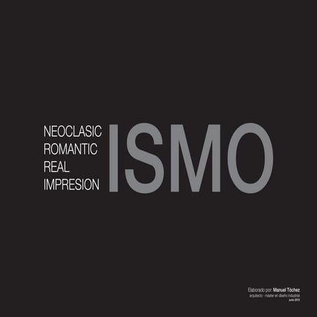 Los ismos. Introducción