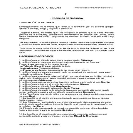 Sesion 1  nociones de filosofia