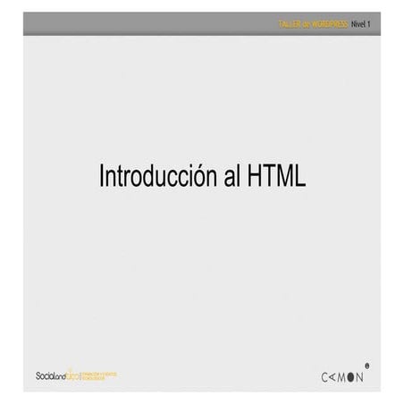 Taller Wordpress Nivel II