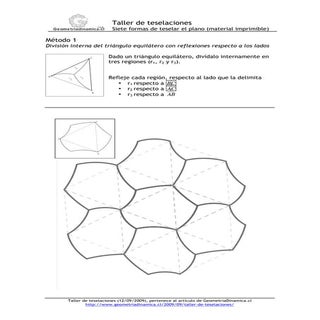 Taller de teselaciones