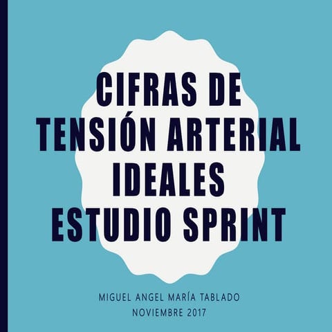 CIFRA IDEAL CONTROL TENSION ARTERIAL DESPUES DE SPRINT