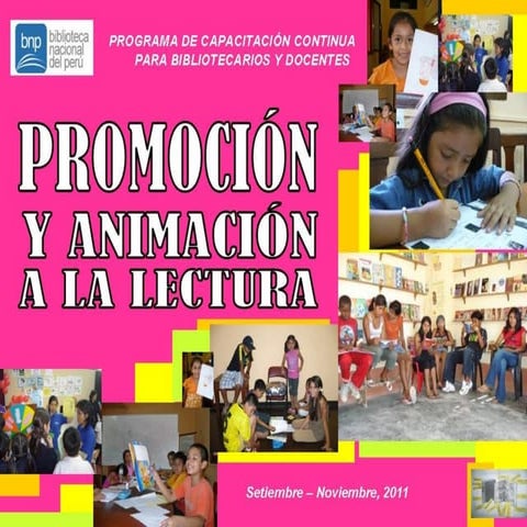 Sesion 2 Promoción y Animación a la lectura