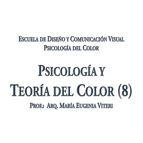 PERCEPCIÓN DEL COLOR | PDF