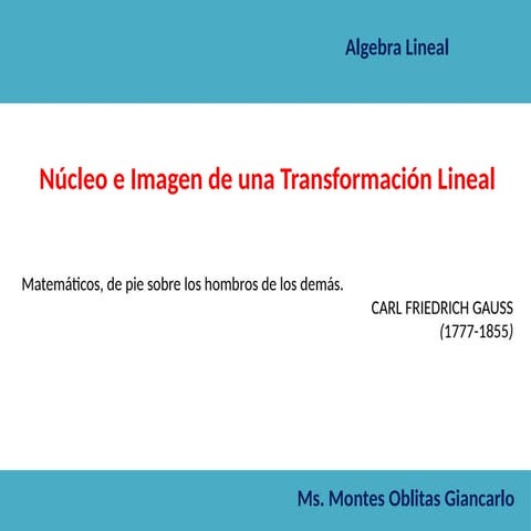 Comprehensive Study on Kernel and Image of Linear Transformations in ...