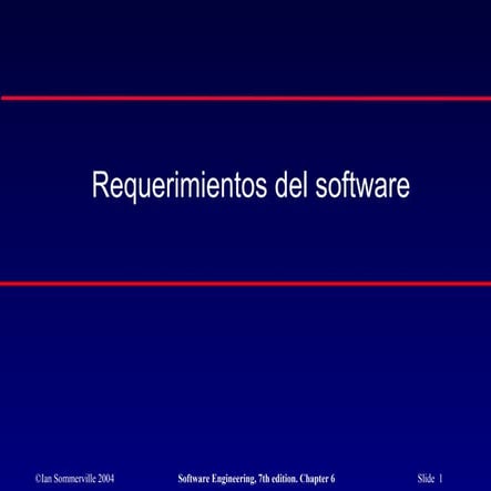 Sesion5 requerimientos de software