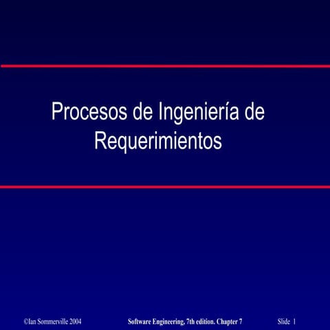 Sesion6 Procesos de Ingeniería de Requisitos
