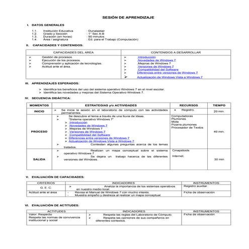 Sesion de computacion