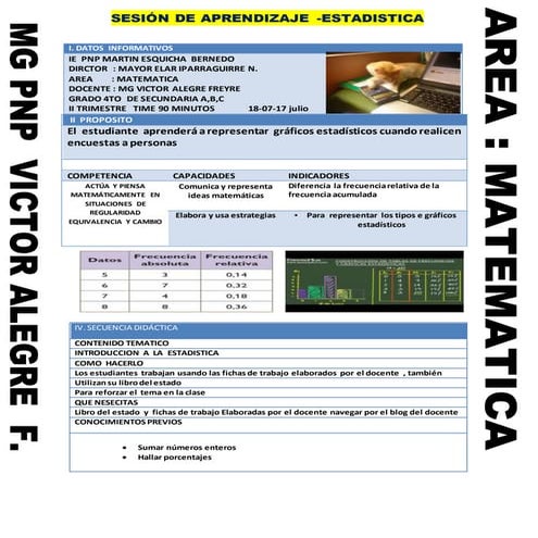 Sesion  de estadistica
