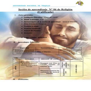 Sesion de religion primaria