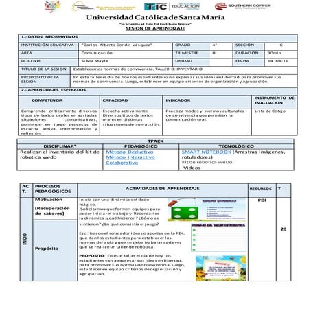 Sesion de robotica 1