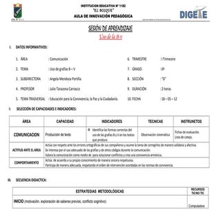 Sesion  digete uso_ letras