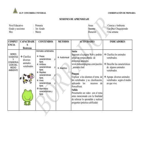 Sesiones católica 2012 hoy