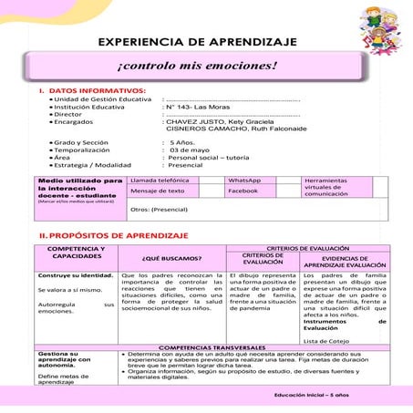 SESIONES DE APRENDIZAJE INICIAL 5 AÑOS.pdf