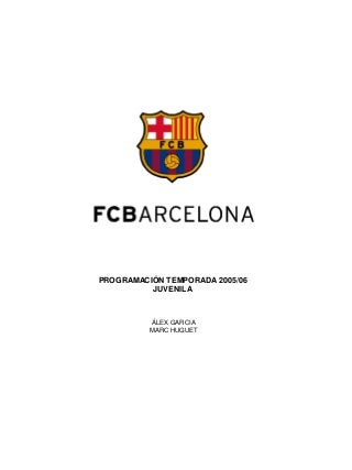 Sesiones f.c. barcelona juvenil 2