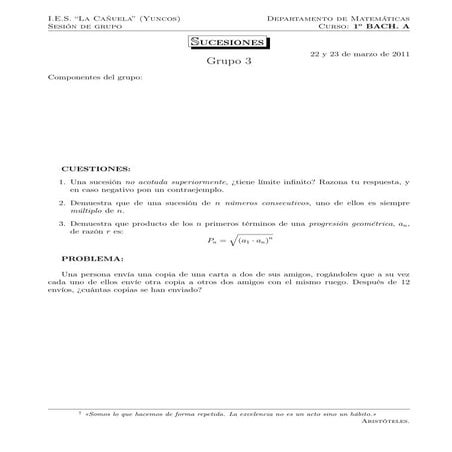 IBAC:CUESTIONES TEÓRICAS DE SUCESIONES. 