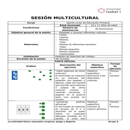 Sesion multicultural