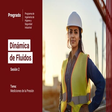 Sesion N°2 DINÁMICA DE FLUIDOS UNIVERSIDAD NACIONAL DE INGENIERÍA