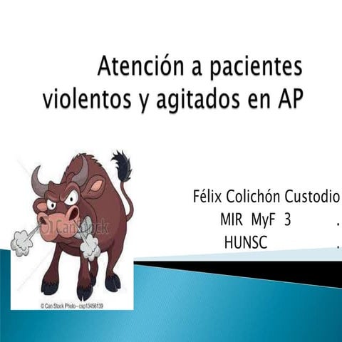 Sesion pacinentes agitados | PPTX
