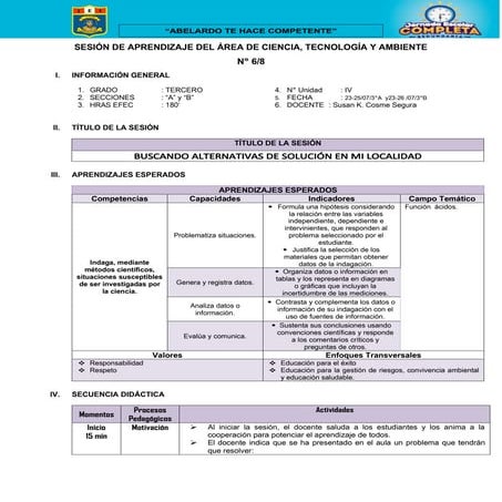 buscando alternativas de solucion en mi localidad