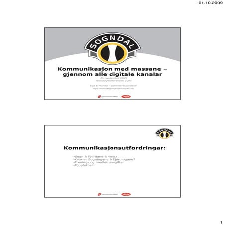 Sesjon4 Sogndal Fotball