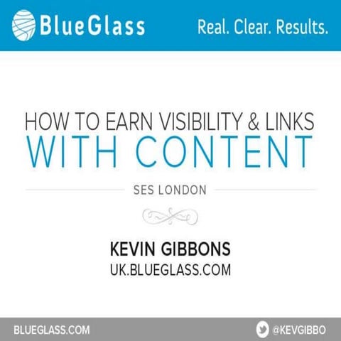 How to Earn Visibility & Links With Content