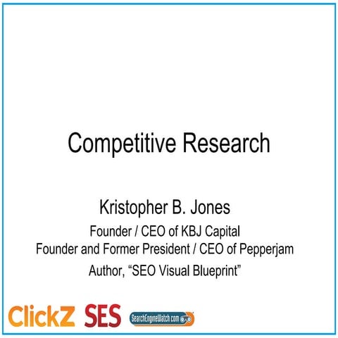 SEO Competitive Research