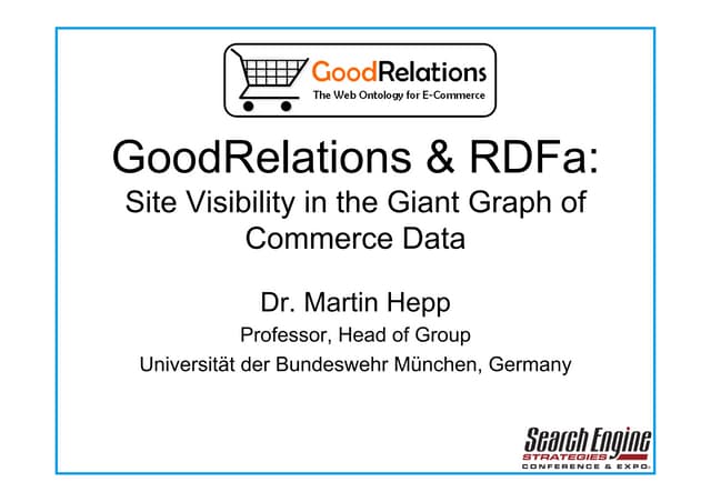Web Site Visibility in the Giant Graph of Commerce Data