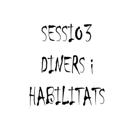 Sessió 3 ee 2012: diners