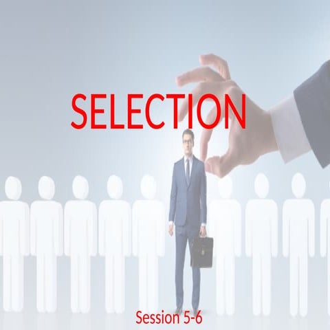 selection process in the talent acquisition