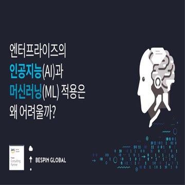 빅데이터 분석 시스템 도입과 AI 적용