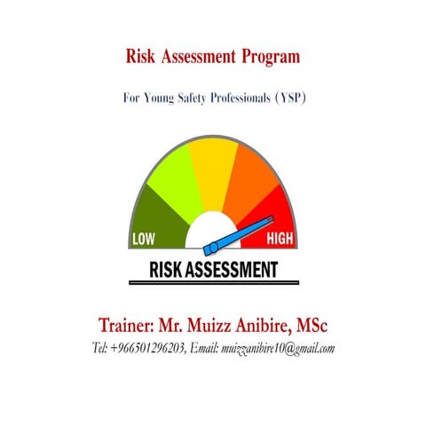 Session 01 _Risk Assessment Program for YSP_Introduction, Definitions and Sta...