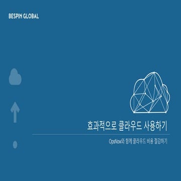 [AWS & 베스핀글로벌 - 스타트업, 클라우드에 날개를 달자! 세미나] 효과적으로 클라우드 사용하기